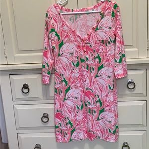 Lilly Pulitzer flamingo dress